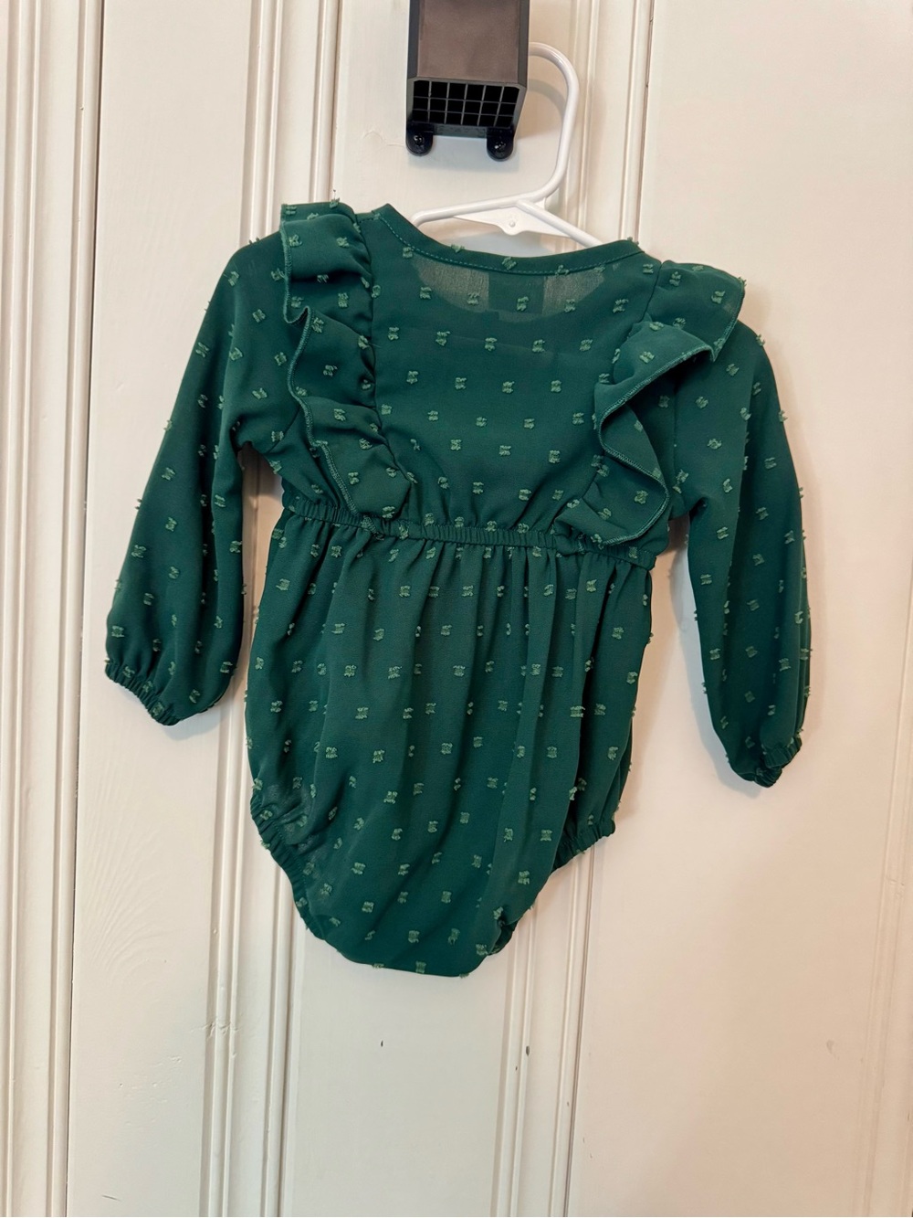 Emerald Green Matching Family Dress Set - Picture 8 of 15